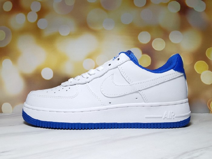 Women's Air Force 1 White/Royal Shoes 188